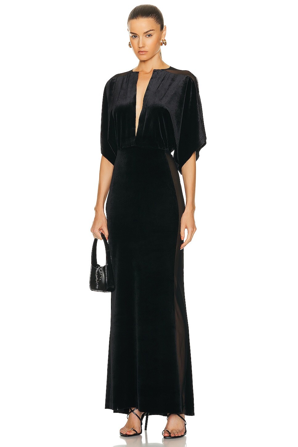 

Платье Norma Kamali Obie Gown, черный