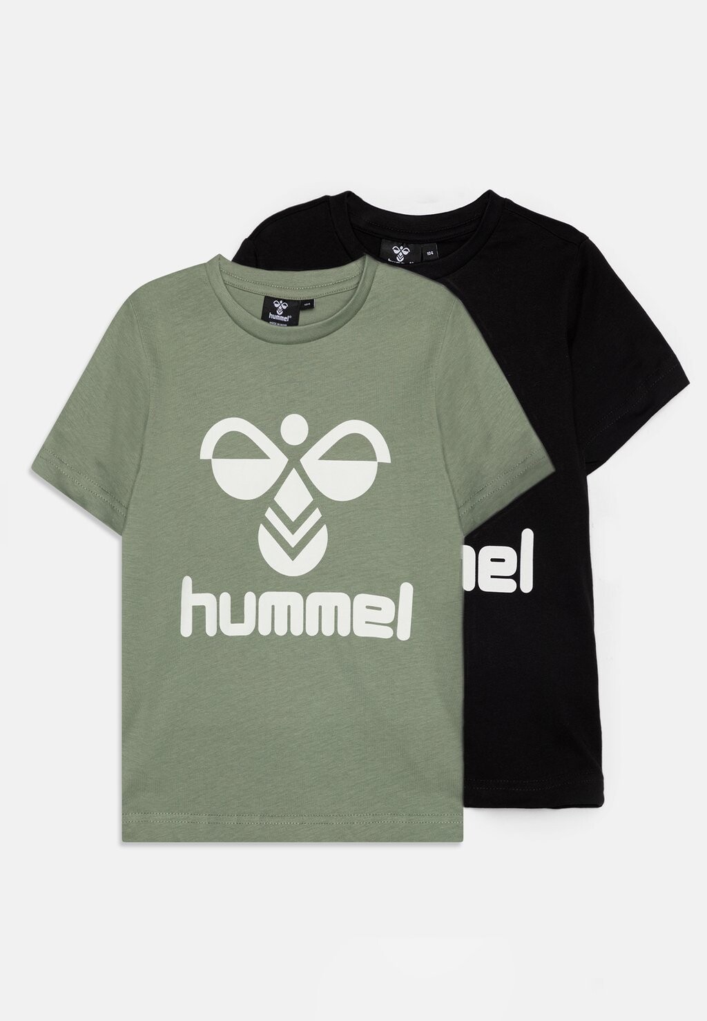 

Футболка с принтом UNISEX 2 PACK Hummel, цвет hedge green/black