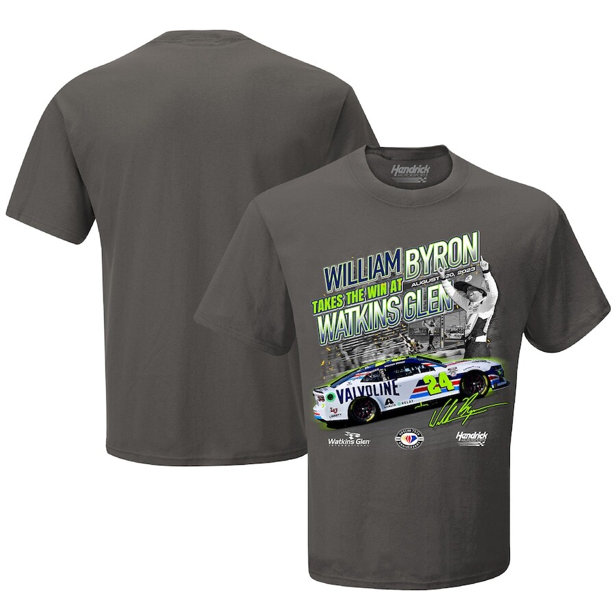 

Футболка с коротким рукавом Checkered Flag Sports William Byron, угольный