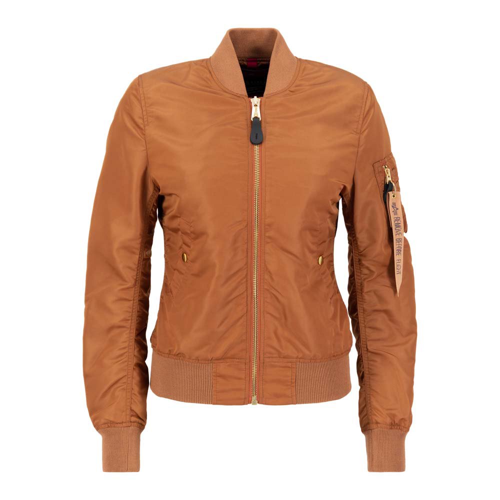 цена Куртка Alpha Industries MA-1 VF LW, коричневый