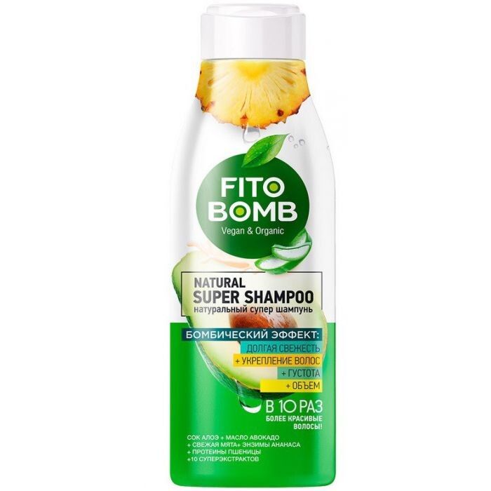 

Шампунь Champú Natural Larga Duración Fito Bomb, 1 unidad