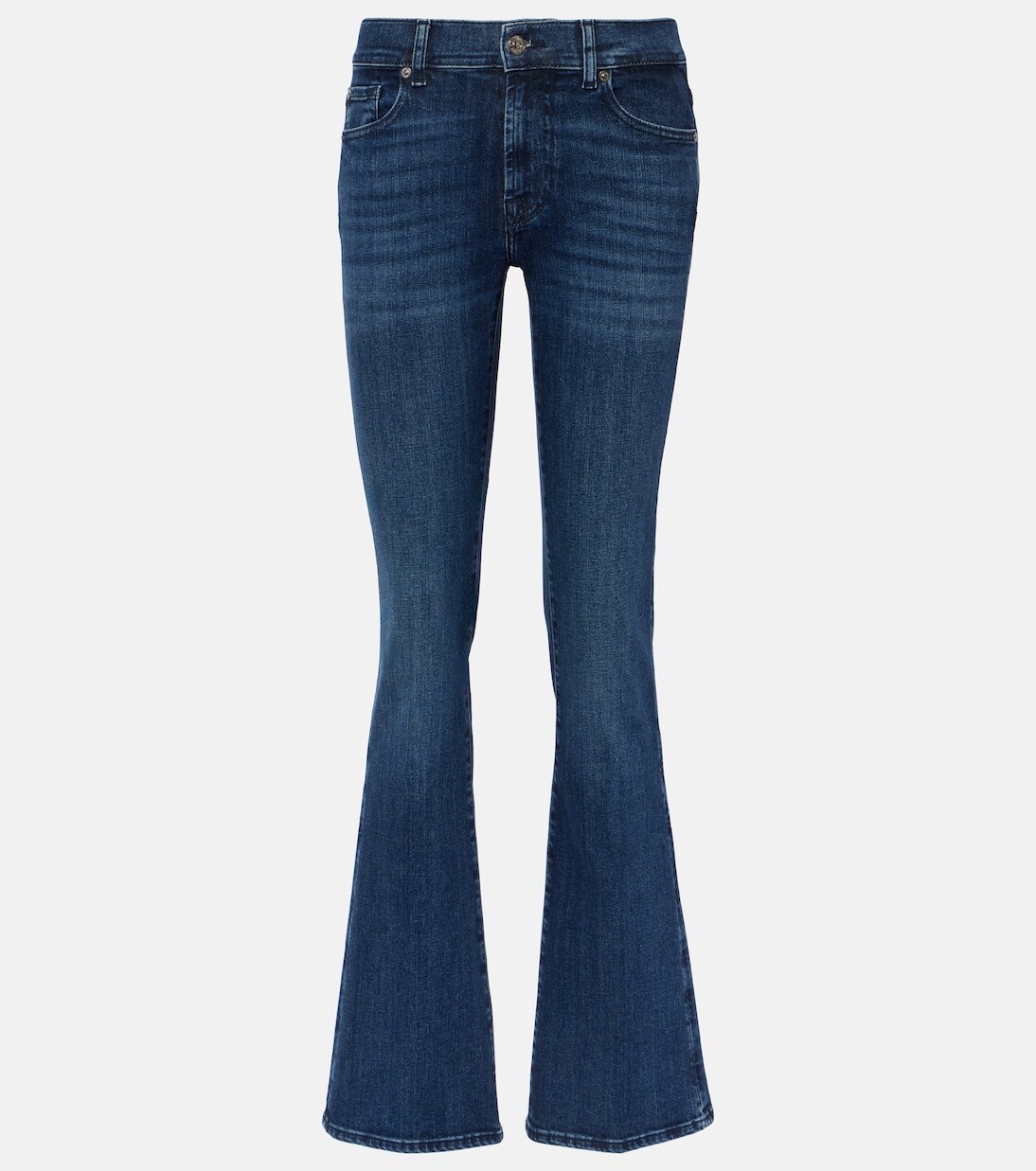 

Джинсы Bootcut со средней посадкой 7 For All Mankind, синий