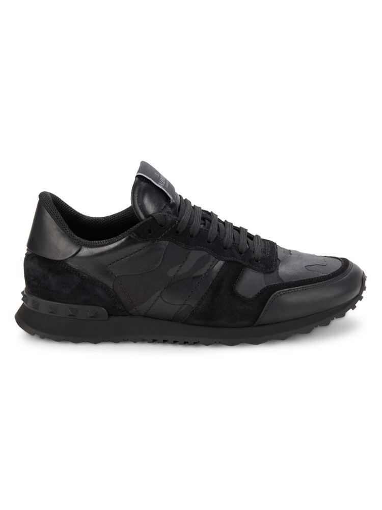 

Кроссовки Rockstud с камуфляжным принтом Valentino Garavani, цвет Nero