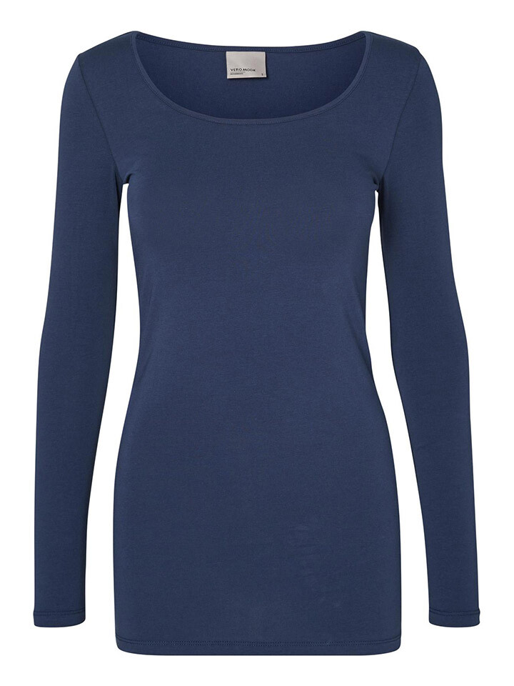 

Лонгслив Vero Moda, темно-синий