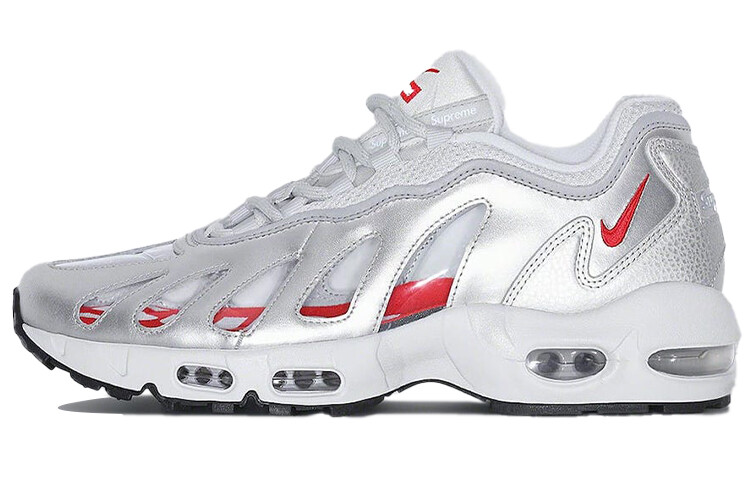 

Кроссовки Nike Supreme x Air Max 96 Серебристый металлик