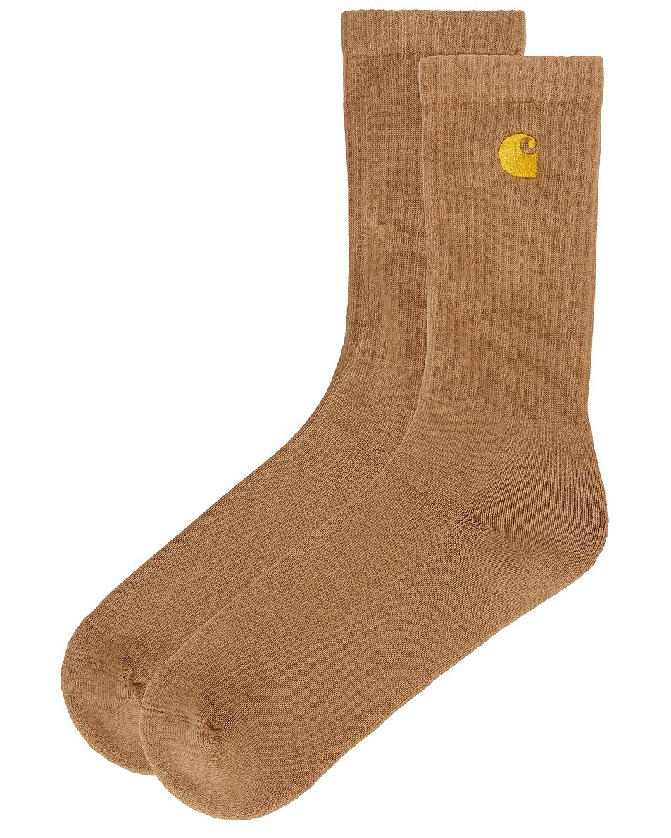 

Носки Чейз Carhartt Wip, цвет Peanut & Gold