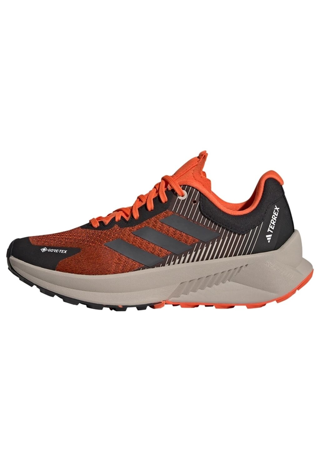 

Низкие кроссовки SOULSTRIDE FLOW GTX adidas Sportswear, основной черный серый шесть полуударный оранжевый