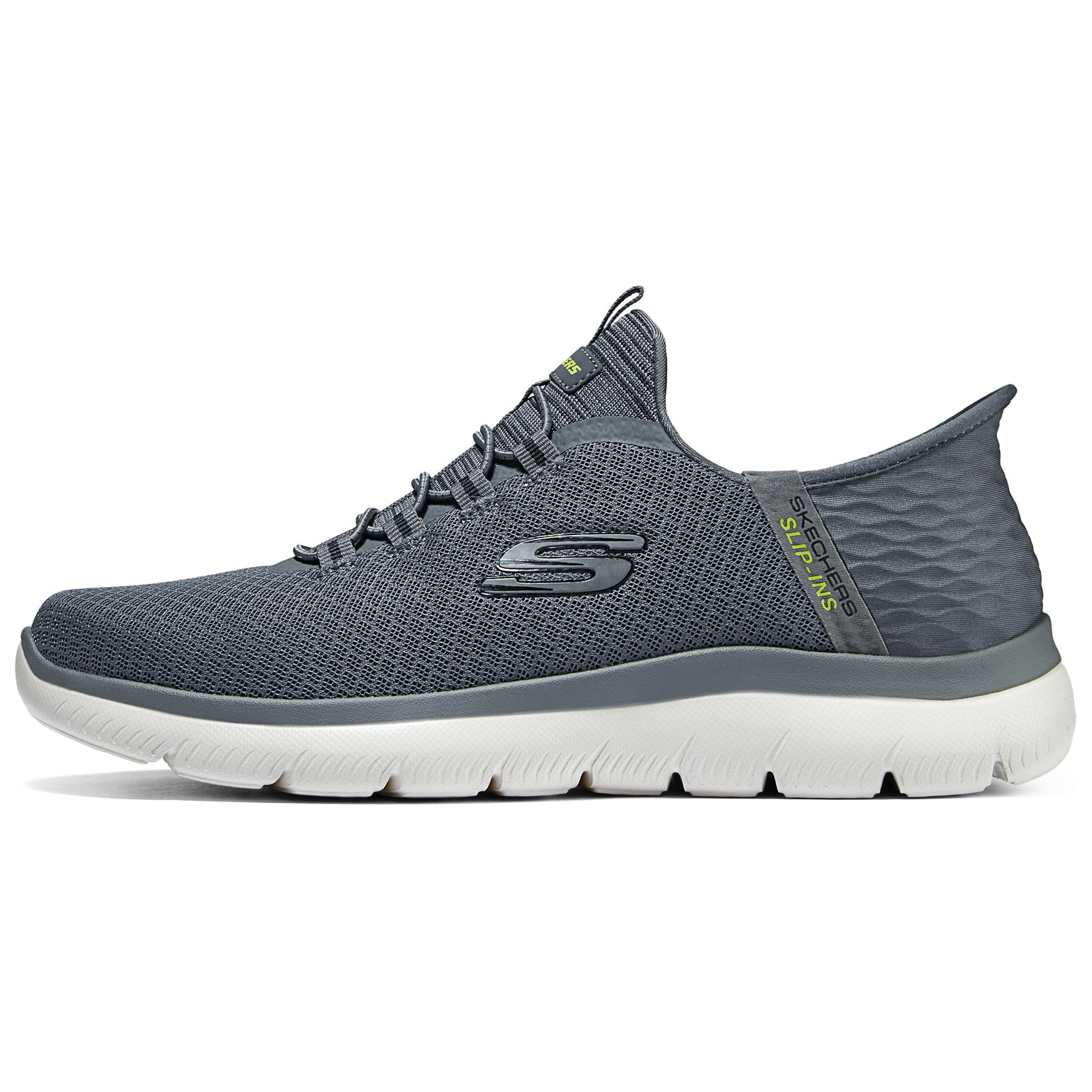 

Кроссовки Skechers Sport Lifestyle Shoes Men Low-top Gray/White, серый/белый