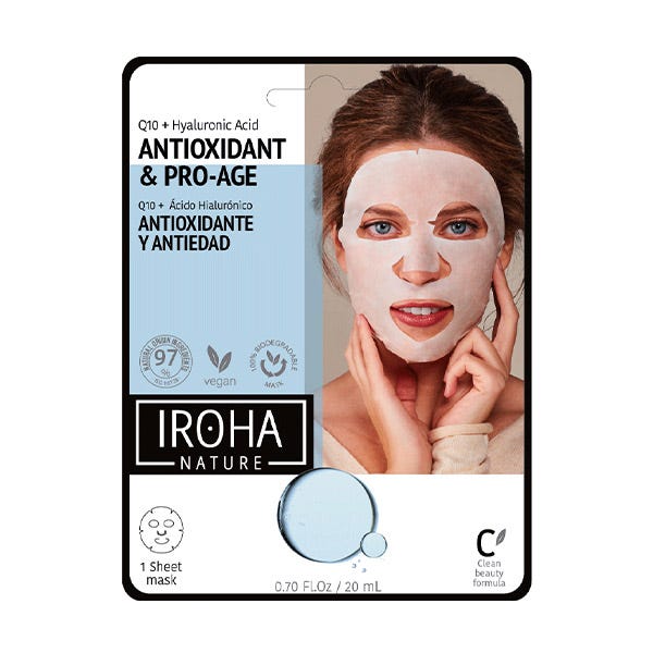 Антиоксидантная и антивозрастная маска 1 шт Iroha Nature