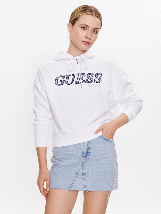 

Толстовка обычного кроя Guess, белый