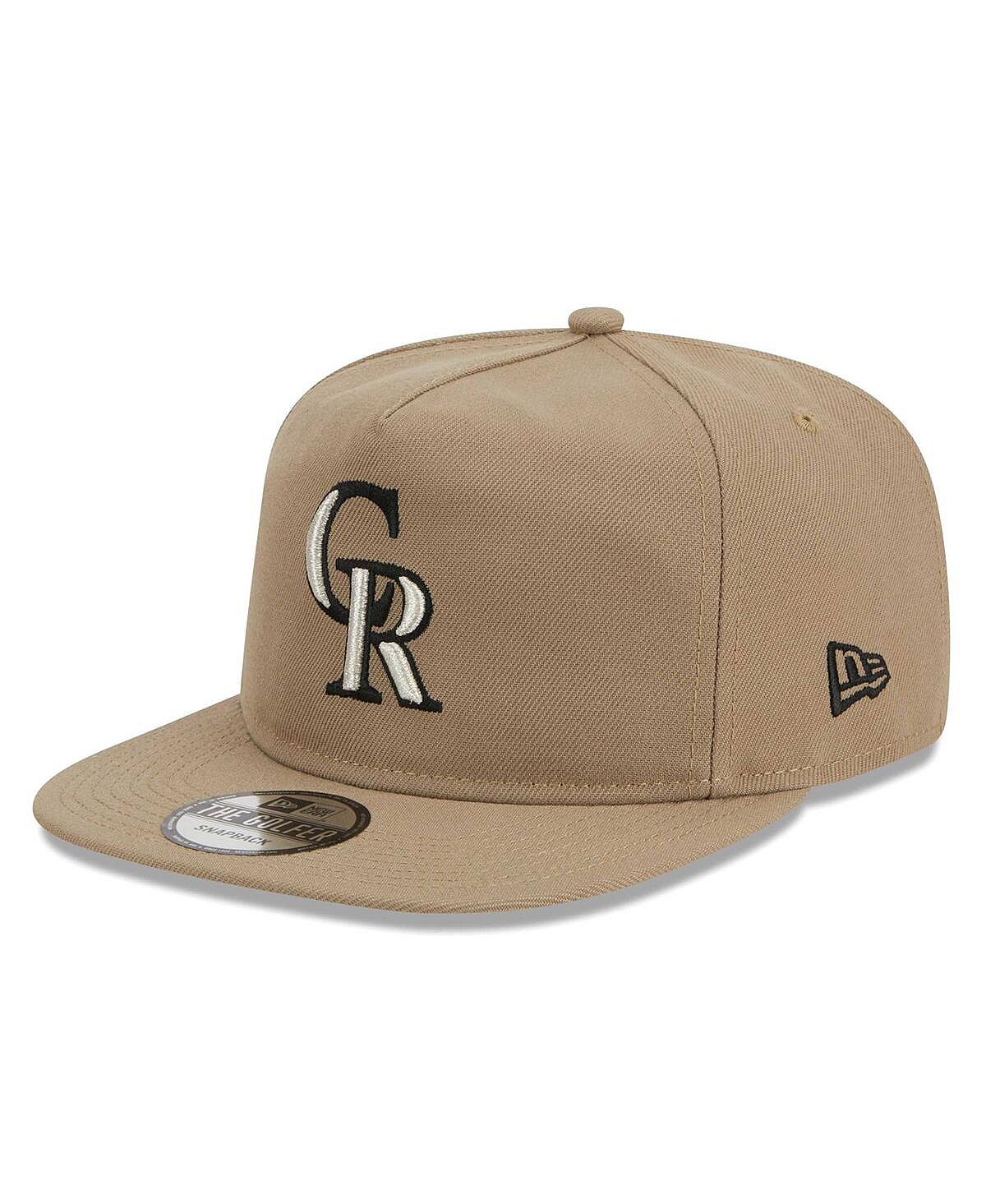 

Мужская регулируемая кепка для гольфа цвета хаки Colorado Rockies Golfer New Era