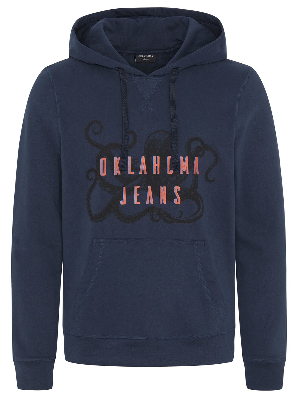 

Толстовка Oklahoma Jeans aus Baumwollmix mit Motiv, темно-синий