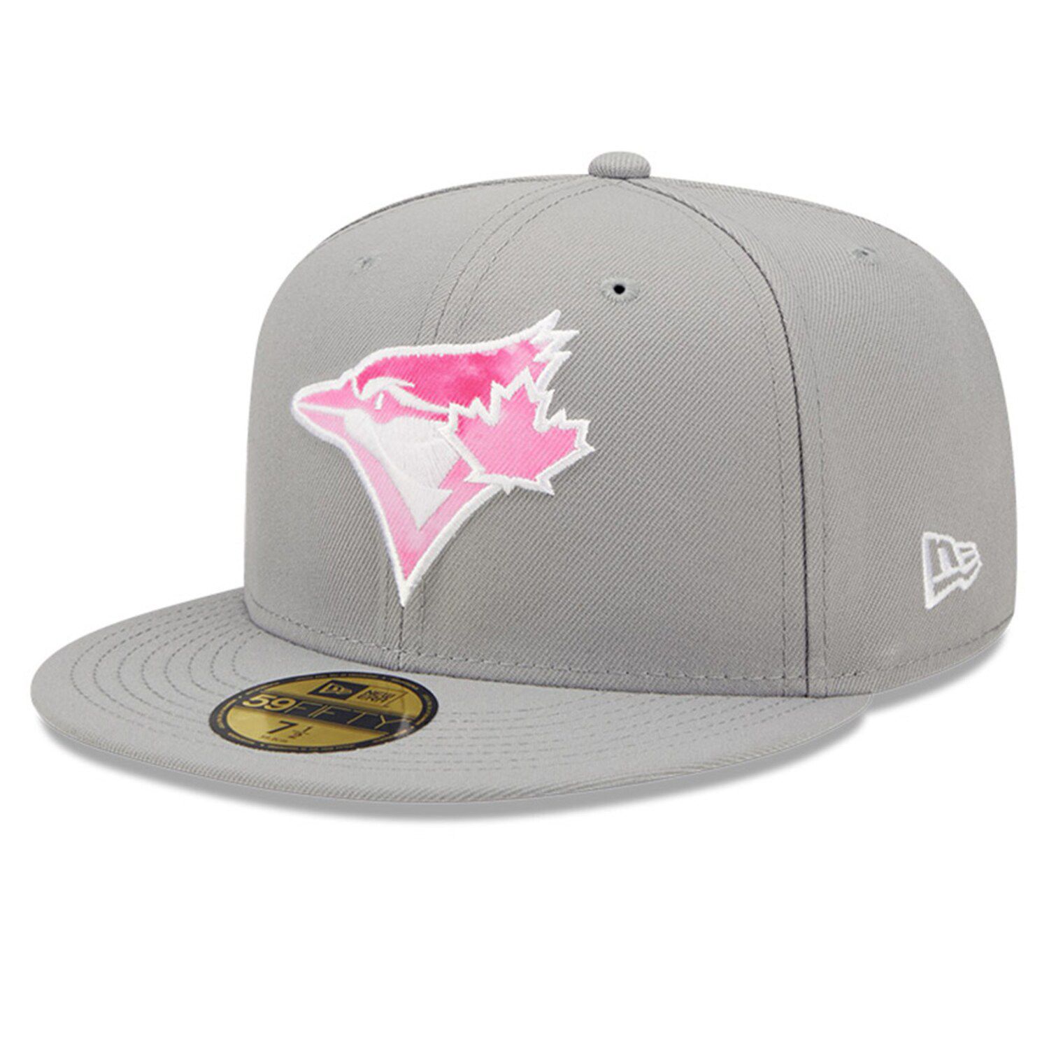 

Мужская бейсболка New Era Grey Toronto Blue Jays 2022 Mother's Day On-Field 59FIFTY