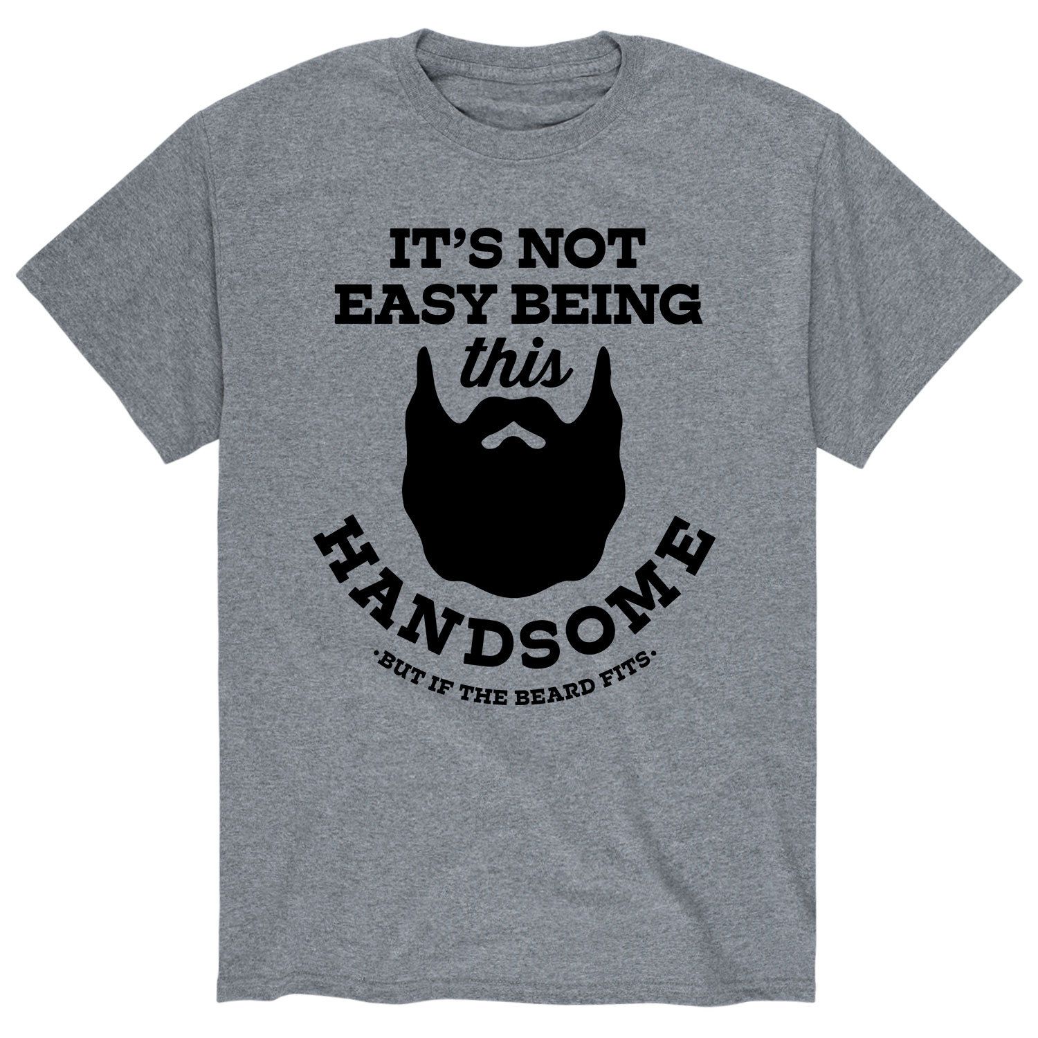 Мужская футболка с бородой «Нелегко быть красивым» Licensed Character
