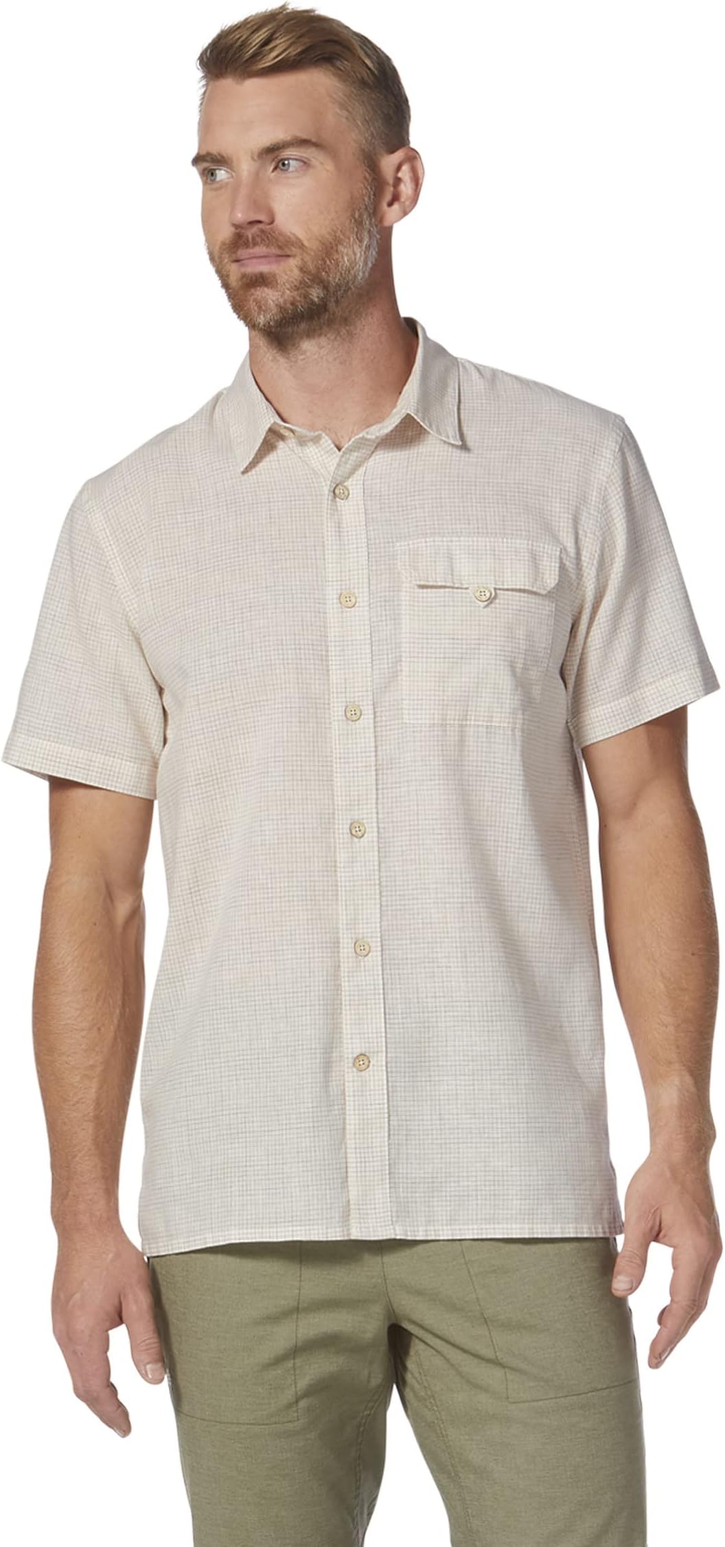 Рубашка Hempline Spaced Short Sleeve Royal Robbins, цвет Blended Undyed цена и фото