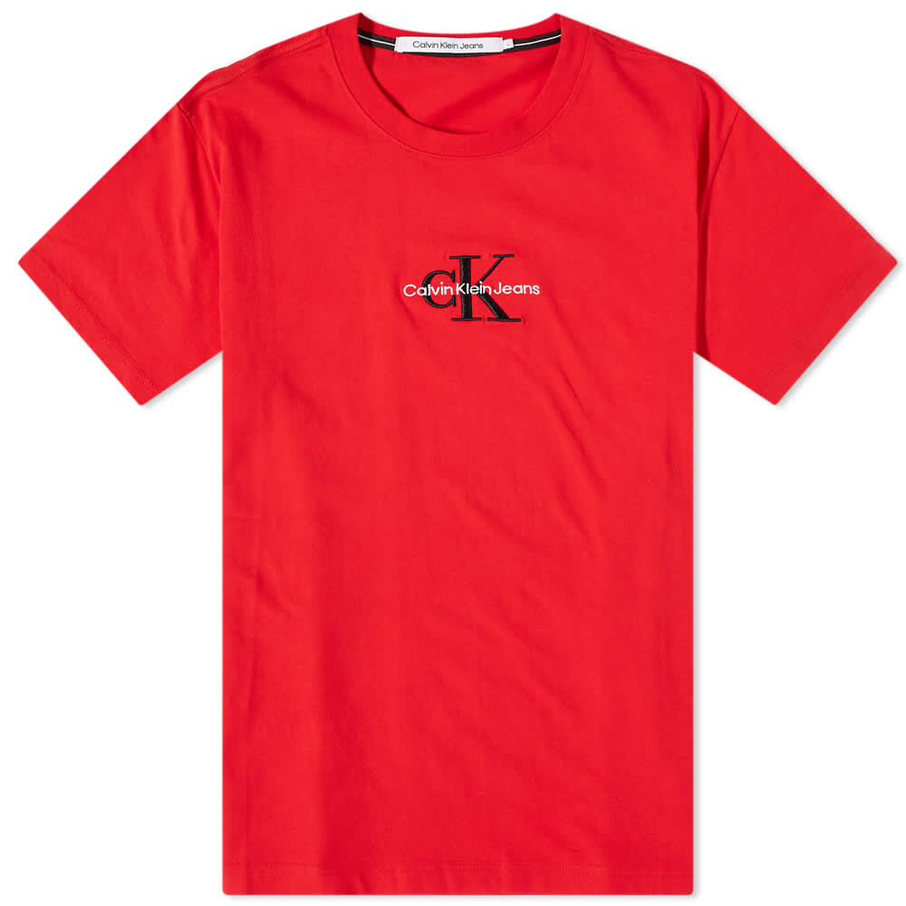 

Футболка с монологом Calvin Klein, красный