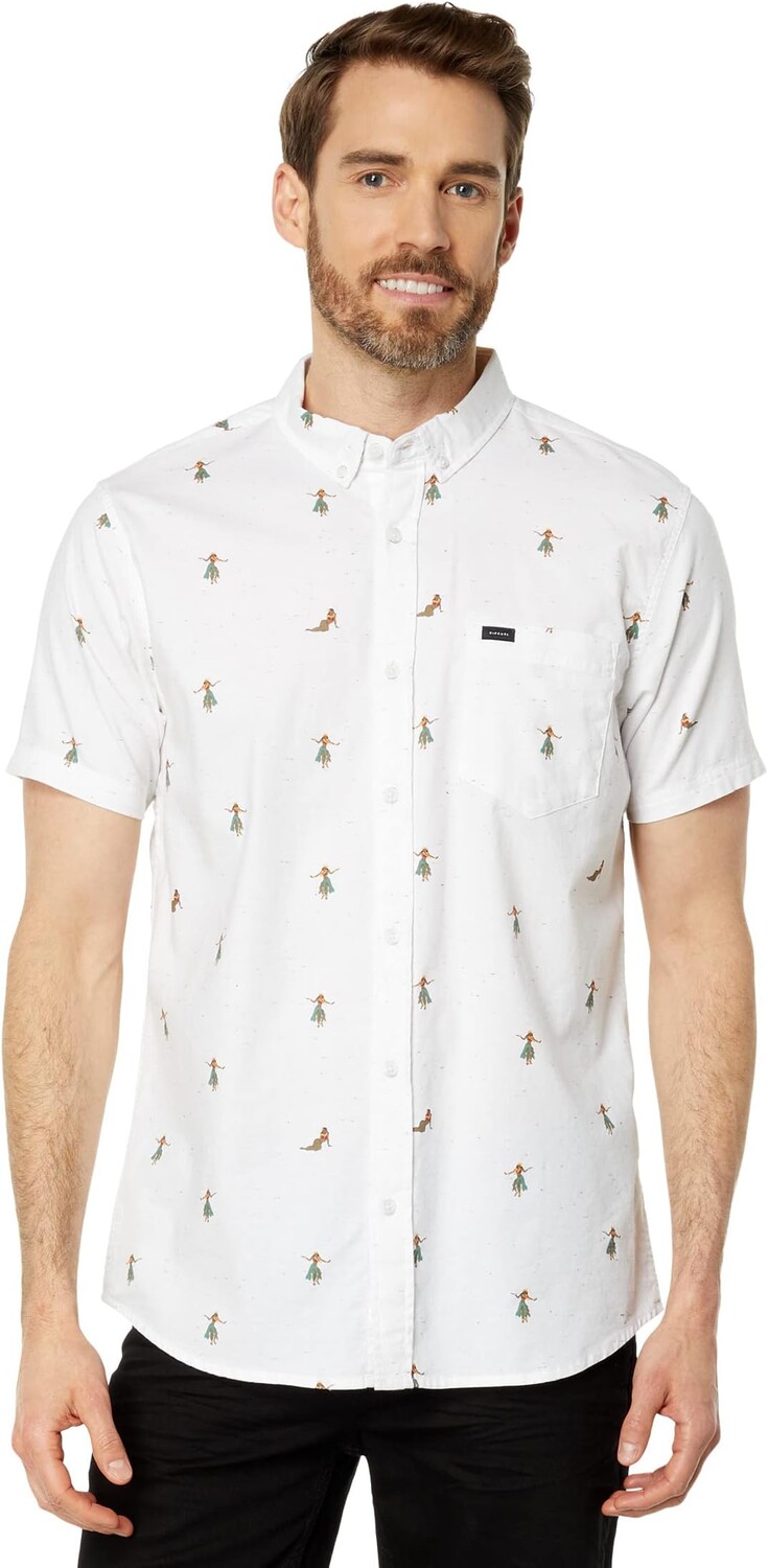 

Рубашка Hula Breach Short Sleeve Woven Rip Curl, цвет Off-White