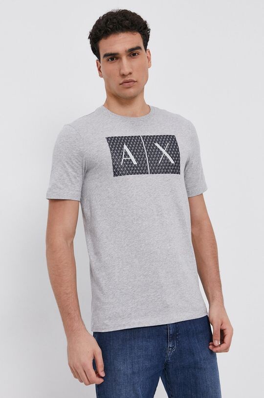 

Хлопковая футболка 8NZTCK.Z8H4Z.NOS Armani Exchange, серый