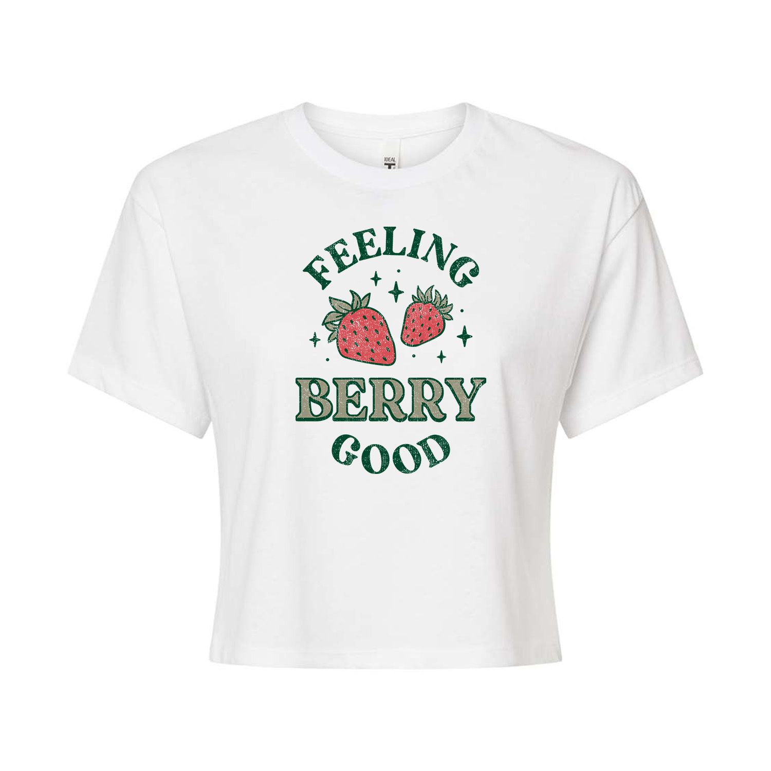 Укороченная футболка с рисунком Juniors' Feeling Berry Licensed Character