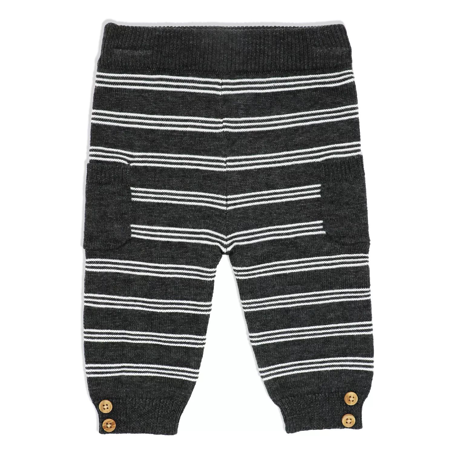 цена Вязаный свитер и брюки с боковыми пуговицами для маленьких мальчиков, комплект из 2 предметов Rock A Bye Baby Boutique