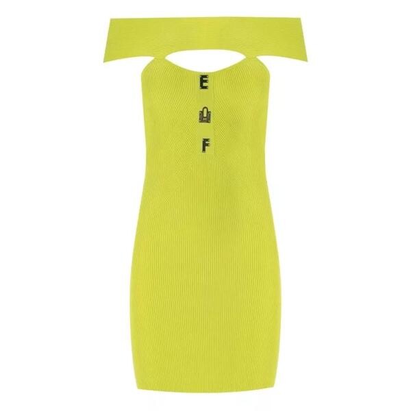 

Платье cedar knitted cut-out dress Elisabetta Franchi, зеленый