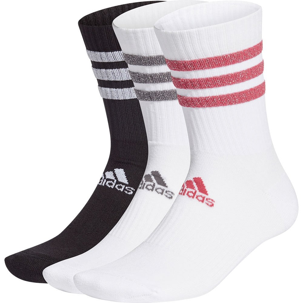 

Носки adidas Glam 3-Stripes Cushioned Crew Sport 3 шт, белый