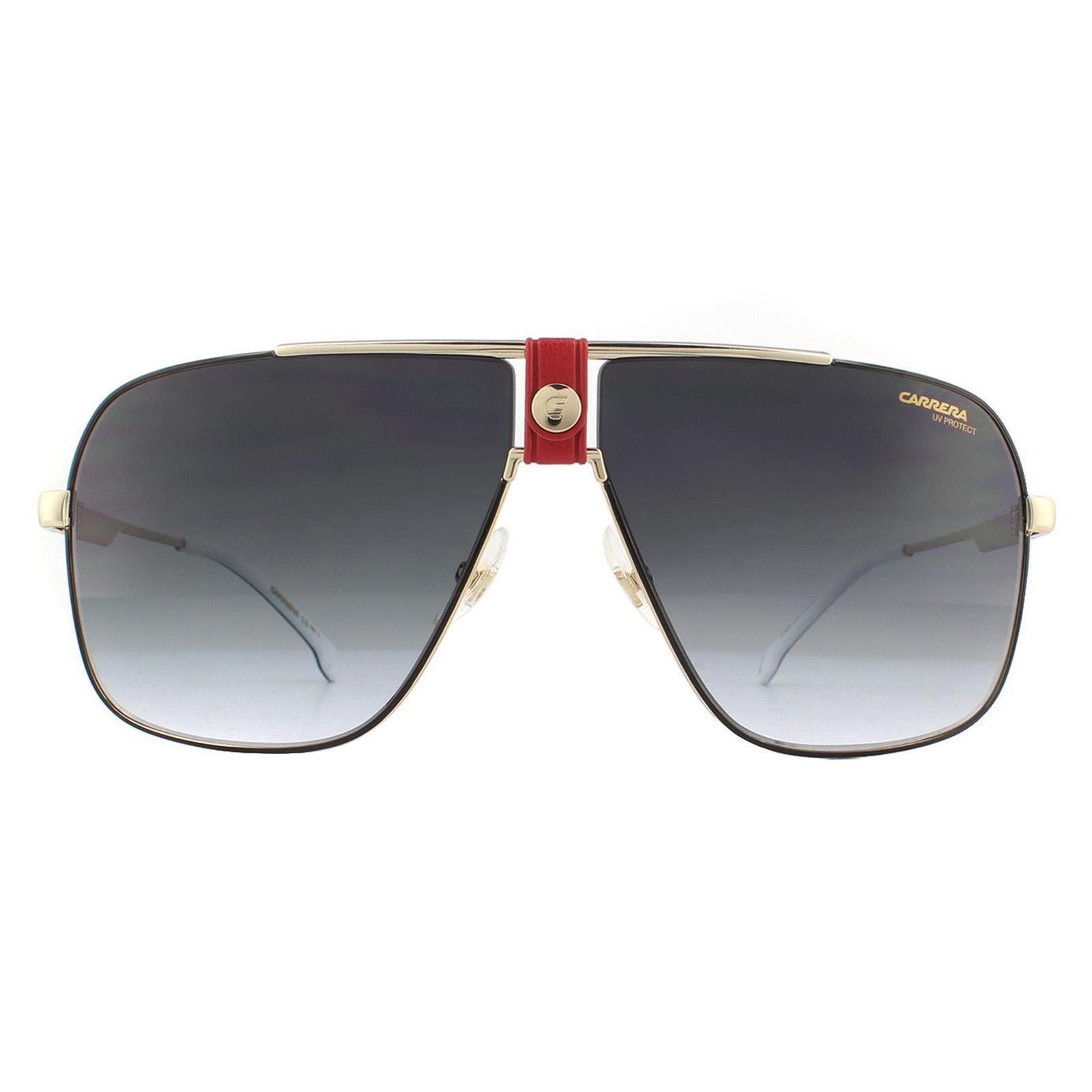 Солнцезащитные очки-авиаторы золотисто-красные темно-серые с градиентом Carrera, золото шлейф для vivo y11 межплатный