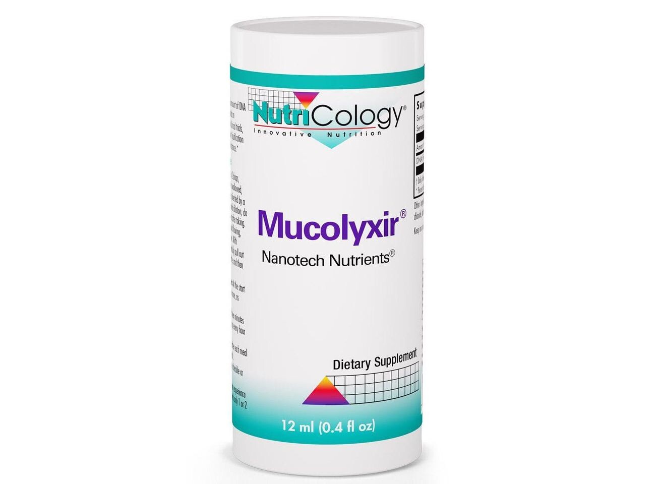 

Nutricology, Муколиксир, 12 мл (0,4 жидких унций)