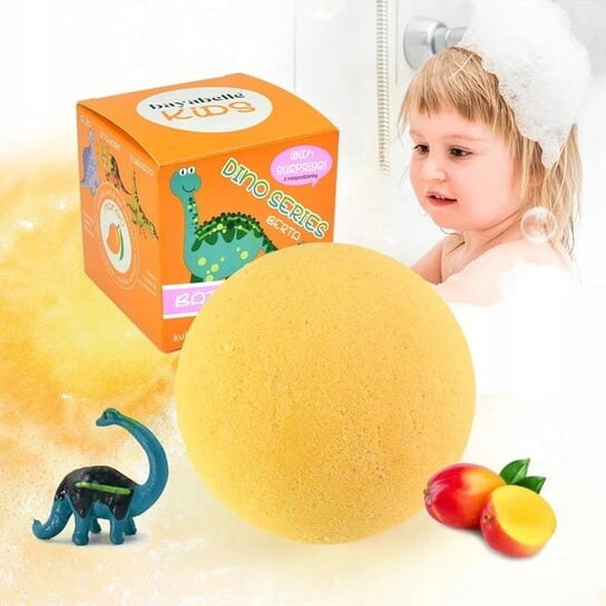 

Шипучая бомбочка для ванны с игрушкой – Манго 4607, 140 г Bayabelle Kids
