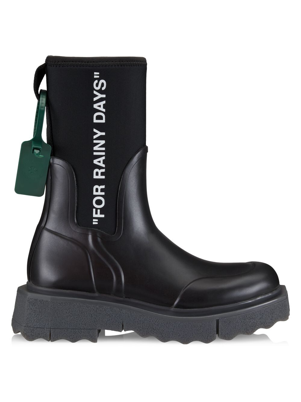 

Губчатые резиновые резиновые сапоги Off-White, черный