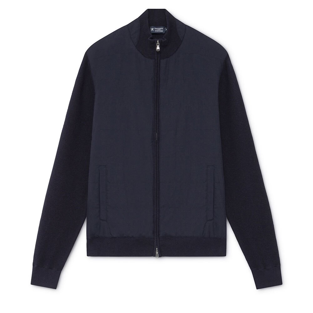 

Свитер Hackett Fabric Front Full Zip Full Zip, синий