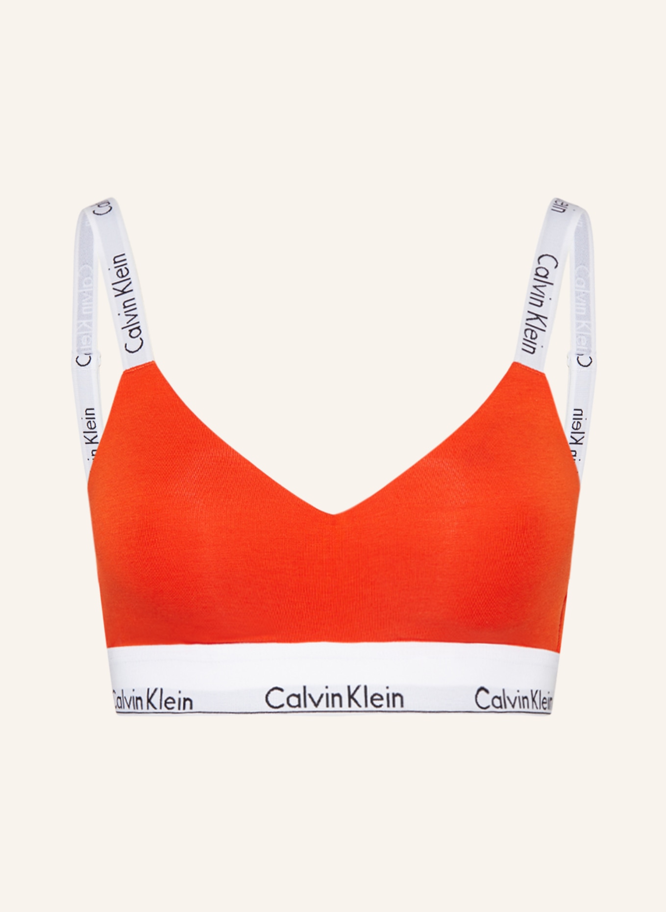 Бюстье Calvin Klein MODERN COTTON, оранжевый бюстье calvin klein modern cotton оранжевый