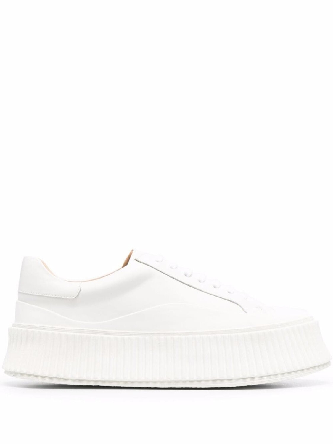 

Кеды на шнуровке Jil Sander, белый