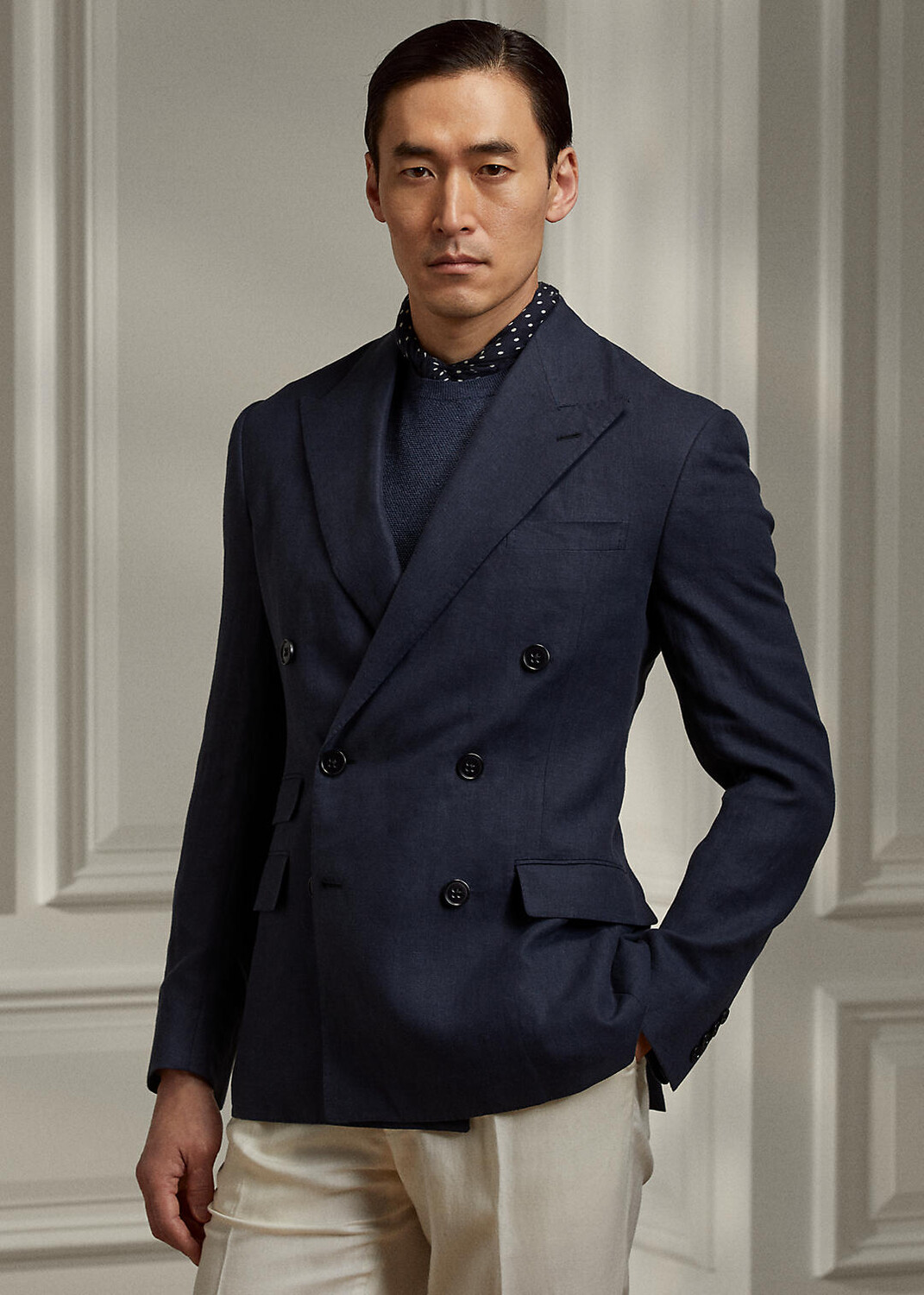 

Льняное спортивное пальто ручной работы Kent Ralph Lauren