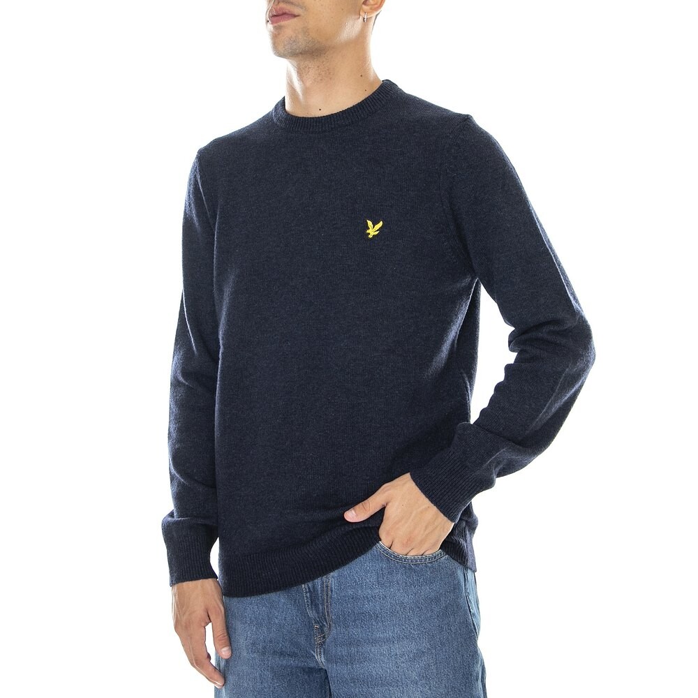 

Свитер Lyle & Scott Round Neck, синий