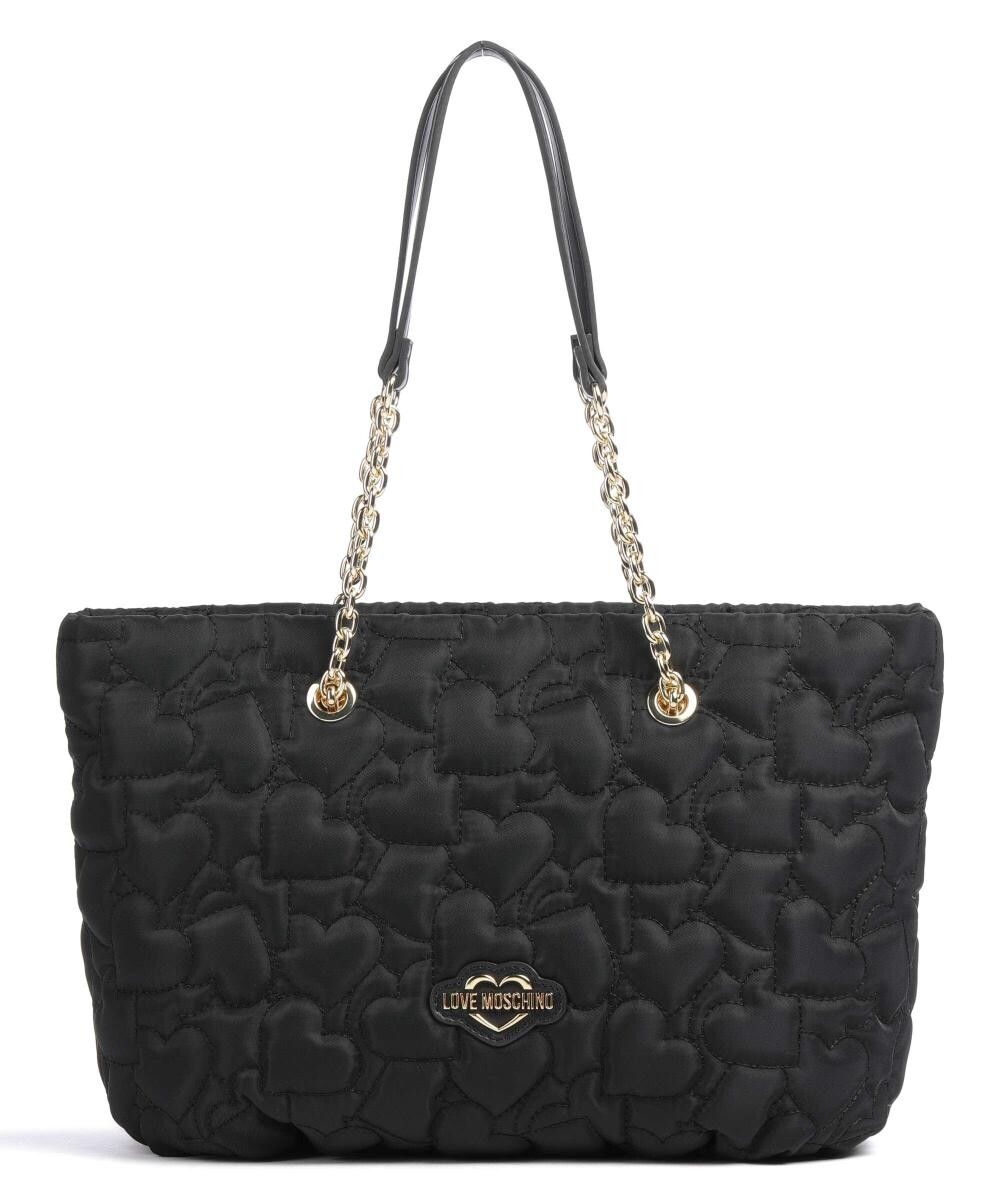 

Шоппер Puffy Heart из полиэстера Love Moschino, черный