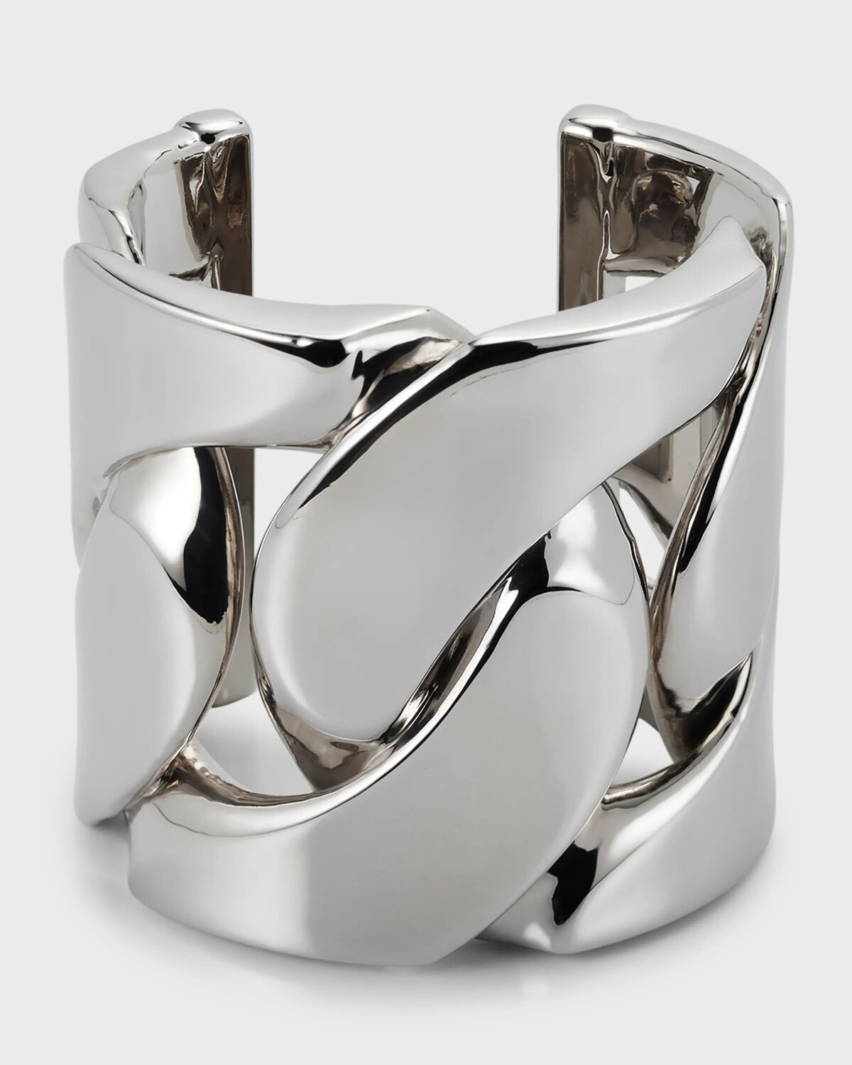 

Браслет-манжета с открытой цепочкой Alexander McQueen, цвет Silver Cry