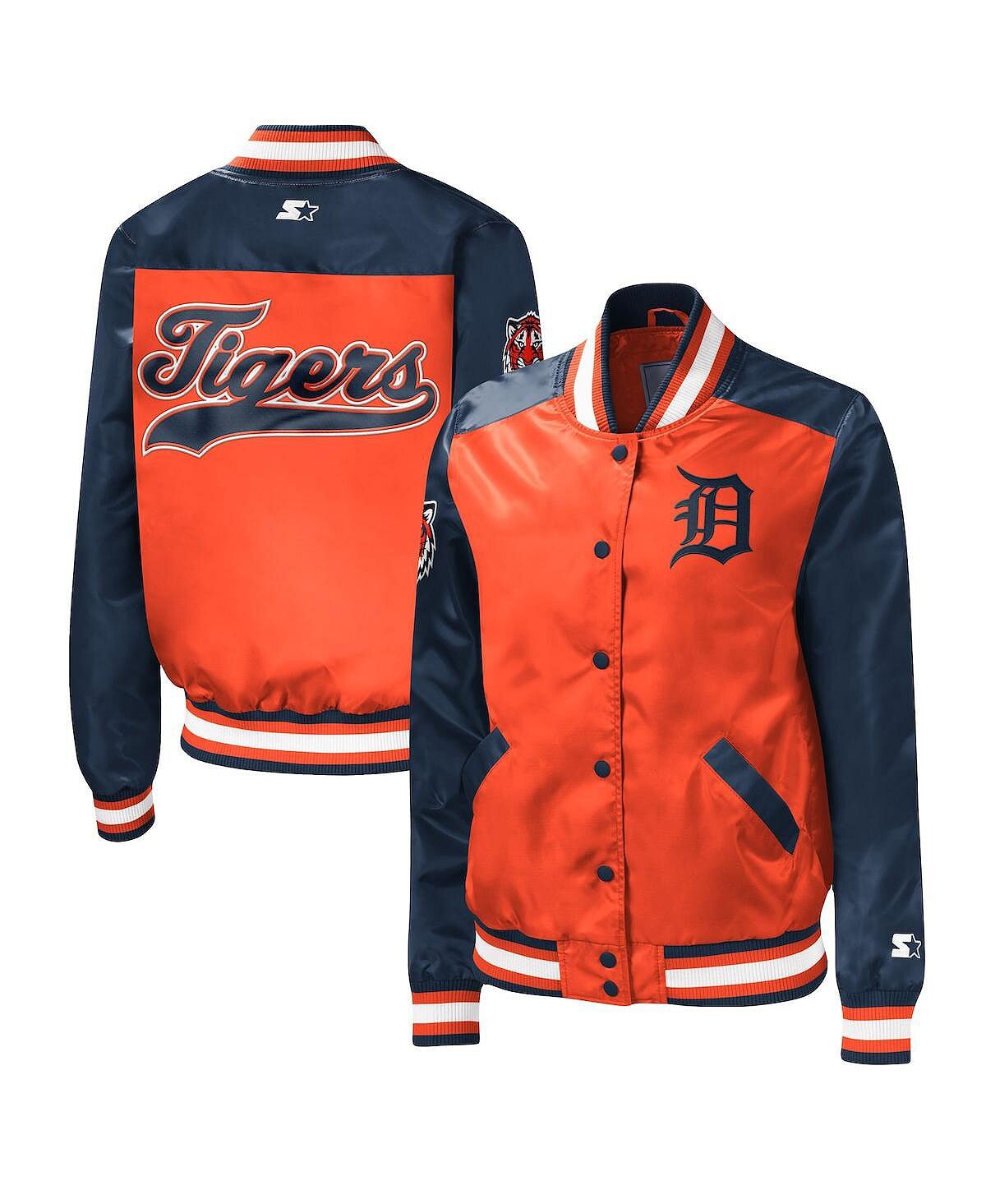

Женская оранжевая куртка на кнопках Detroit Tigers The Legend Starter, Оранжевый