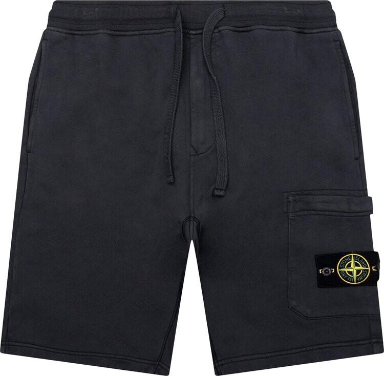 

Футболка Stone Island Bermuda Sweatshorts 'Steel Grey', серый