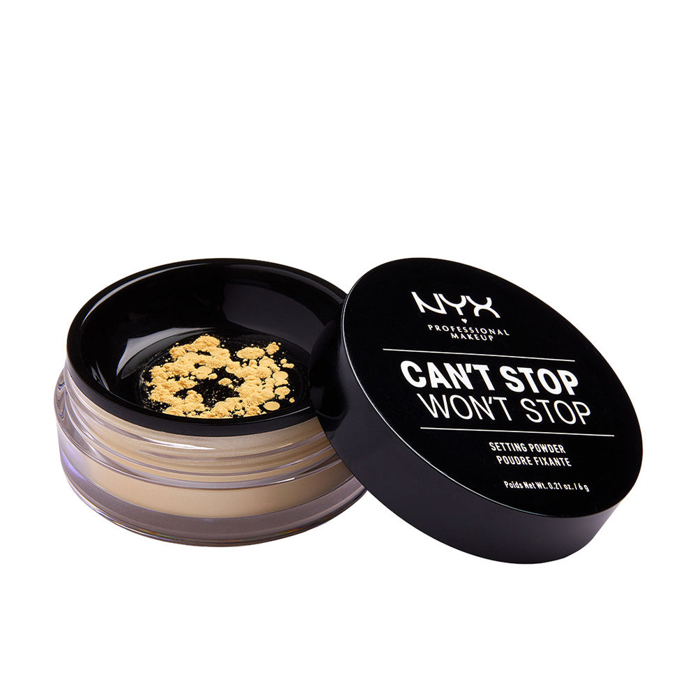 пудра can’t stop won’t stop mattifying powder nyx professional make up 6г light medium Пудра Can’t stop won’t stop setting powder Nyx professional make up, 6г, banana