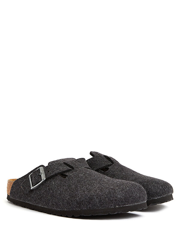 

Мужские тапочки boston wooly антрацитового цвета Birkenstock