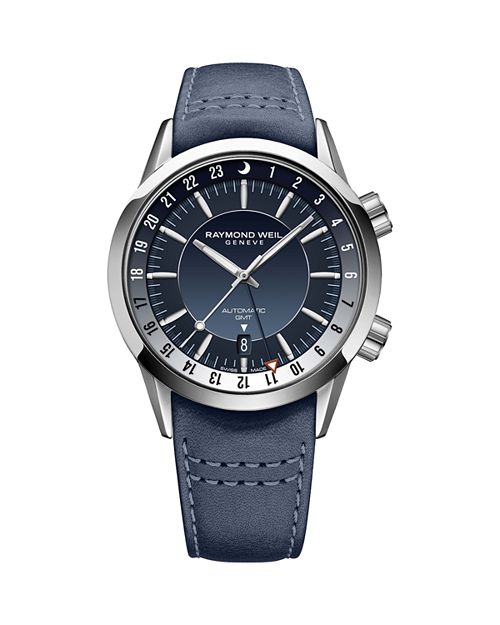 Часы Фрилансер GMT, 40,5 мм Raymond Weil, цвет Blue часы фрилансер 42 мм raymond weil цвет blue