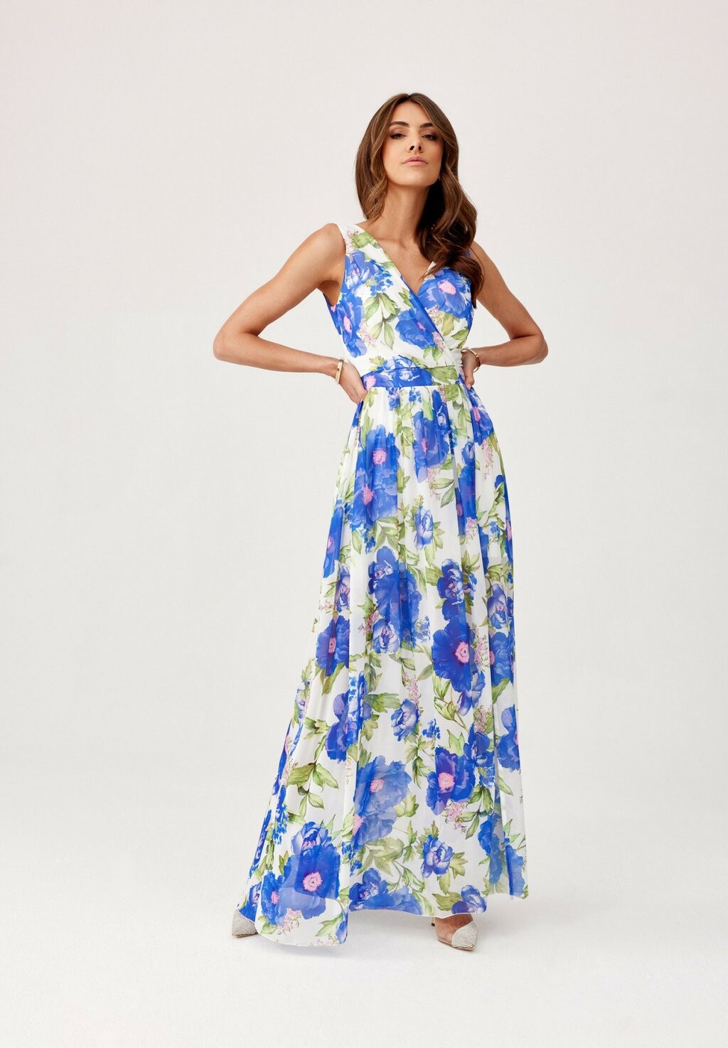 

Длинное платье Roco Fashion, мультиколор