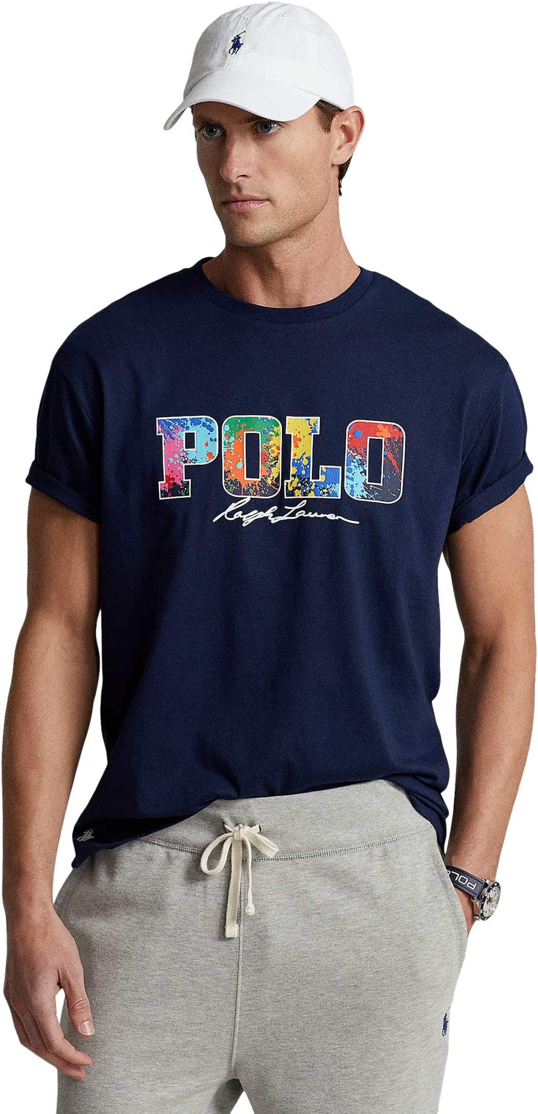 

Классическая футболка из джерси с логотипом Polo Ralph Lauren, цвет Cruise Navy