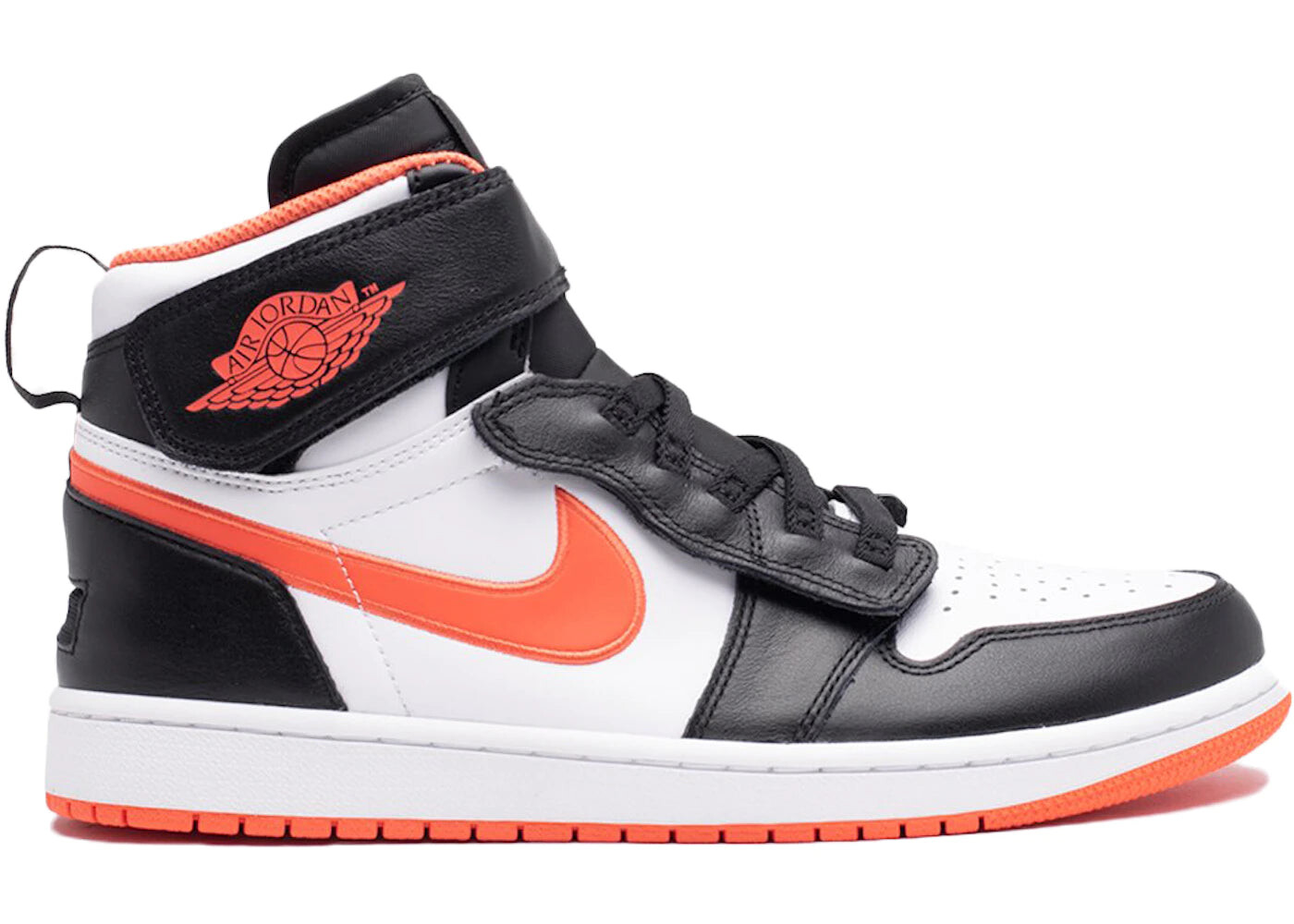 

Кроссовки Nike Air Jordan 1 High FlyEase, оранжевый / черный / белый