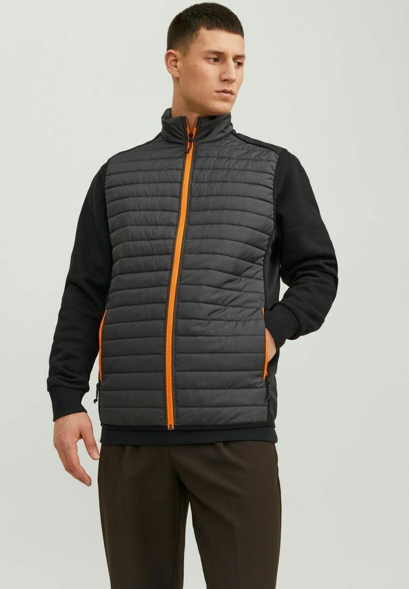 

Без рукавов MULTI BODYWARMER COLLAR NOOS Jack & Jones, асфальт