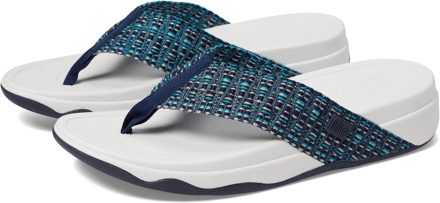 

Шлепанцы Surfa Geo-Webbing Toe Post Sandals FitFlop, цвет Midnight Navy Mix