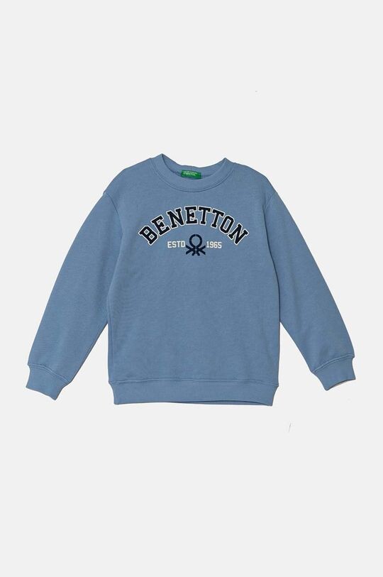 

Детская хлопковая толстовка United Colors of Benetton, синий