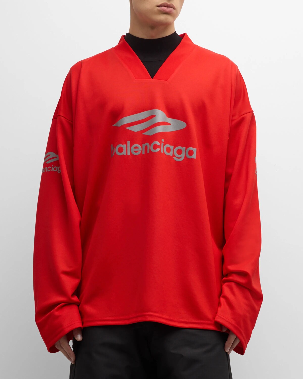 

Мужская лыжная футболка 3B Sports Icon Balenciaga, цвет White