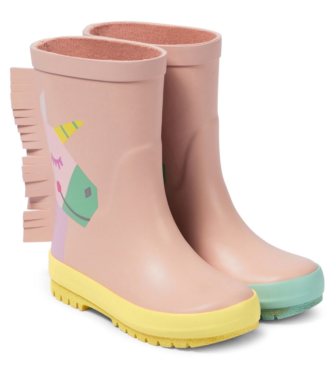 

Резиновые сапоги Stella McCartney Kids, розовый